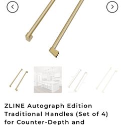 Zline Appliance Handles - Champagne Bronze