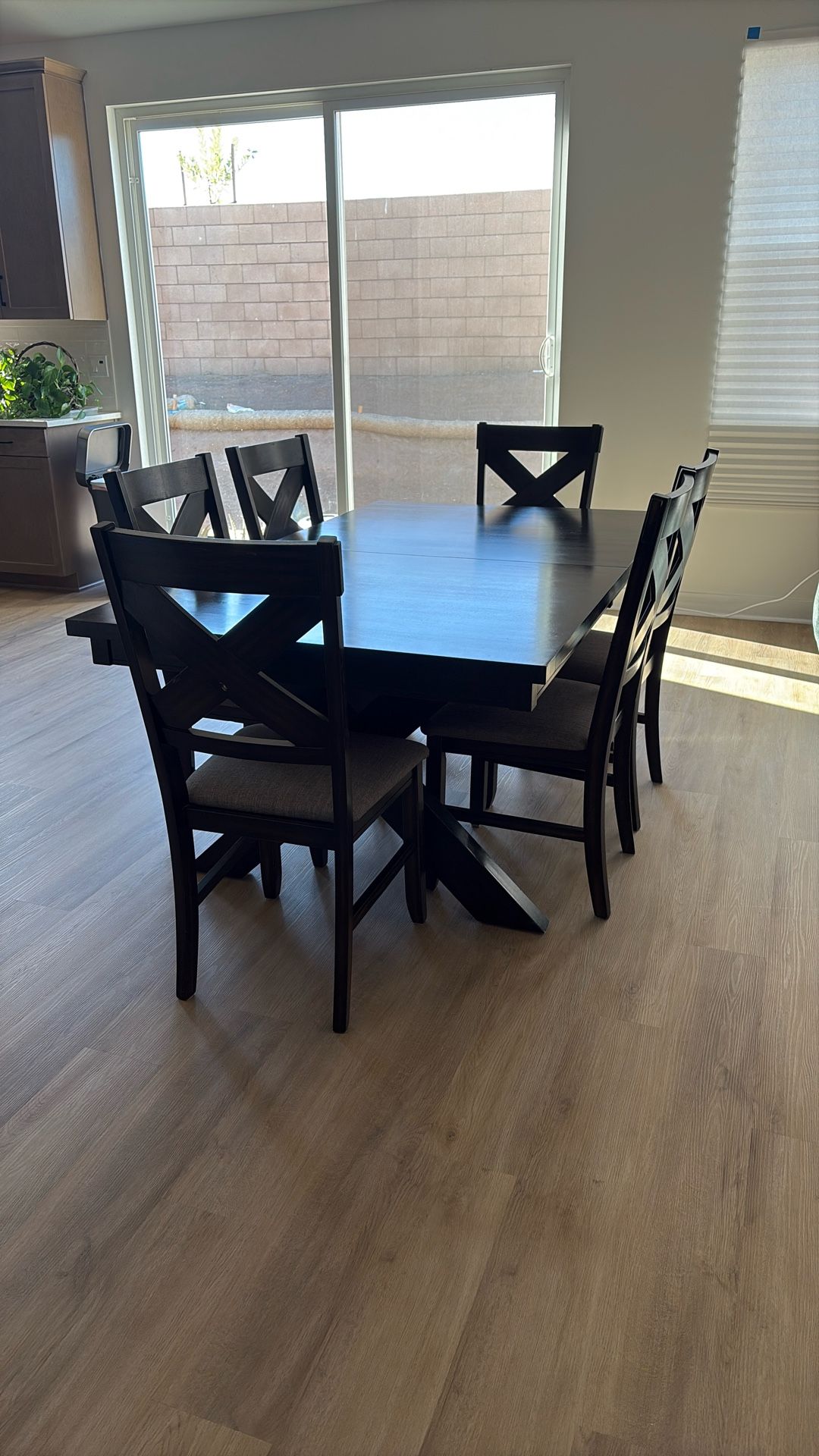 Dark Brown Dining Table