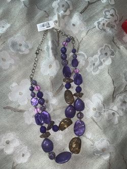 Beautiful purple necklace