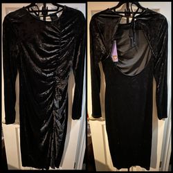 Black Velvet Dress