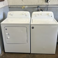 WHIRLPOOL WASHER AND ELECTRIC DRYER