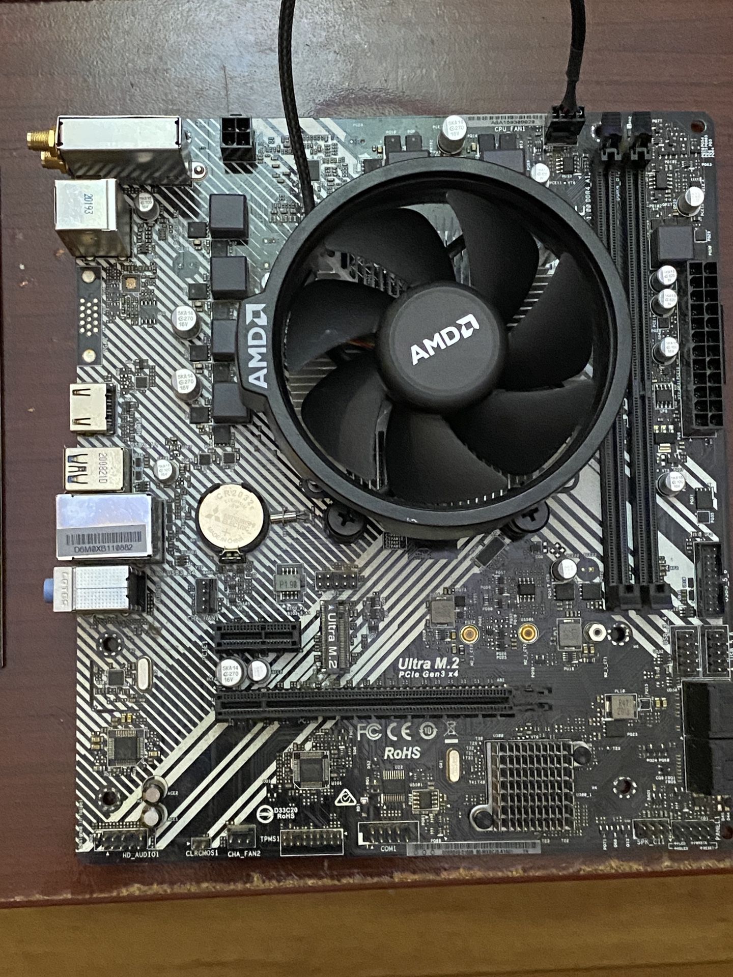 Asrock MB ryzen 2400ge 