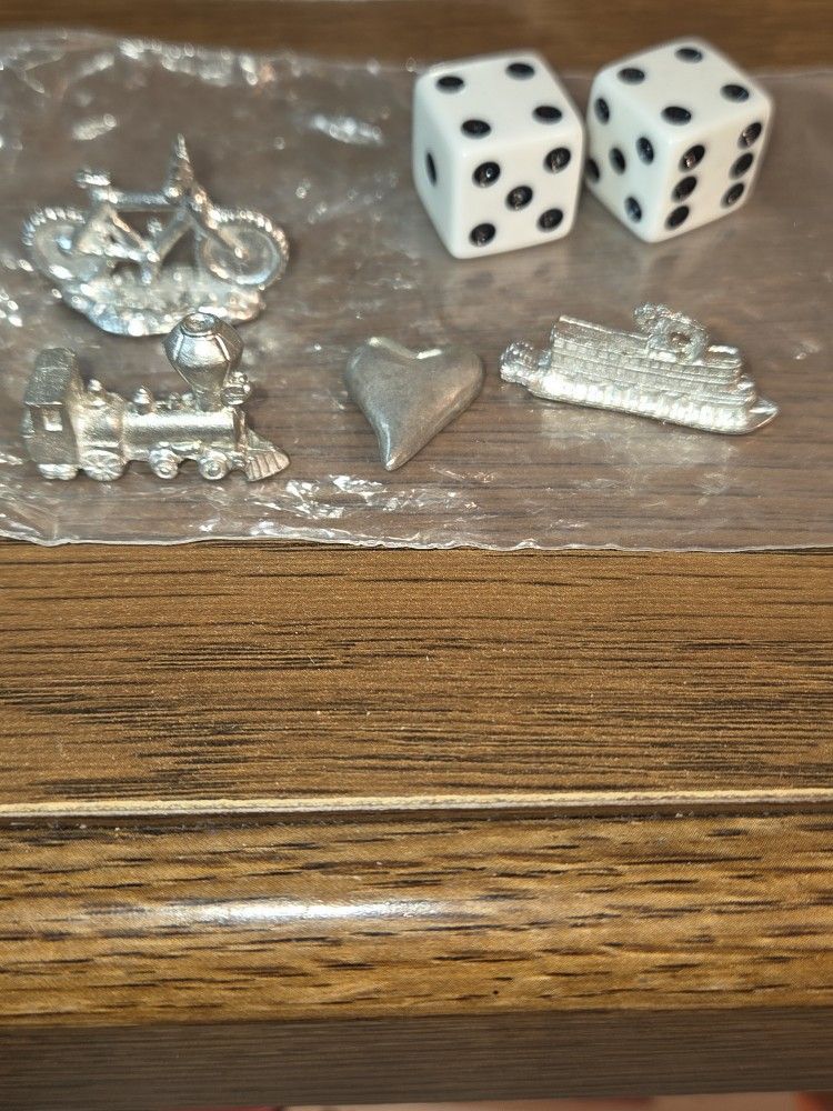Monopoly ? Game Pieces  + 2 Dice
