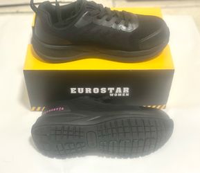 SLIP RESISTANCE..EUROSTAR WOMAN SHOES CLOCKER STEEL TOE - WOMENS $40 OBO