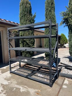 MuscleRack™ 5 Tier Wire Deck Steel Bulk Rack!