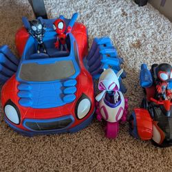 Spidey And Friends Car Set
