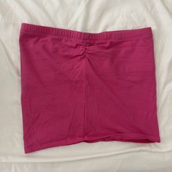 Pink XL Tube Top W/ Built In Bra