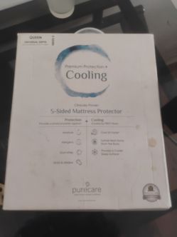 PureCare Cooling 5-Sided Mattress Protector ā Queen ā New in Box