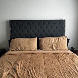King Size Upholstered Bed Frame