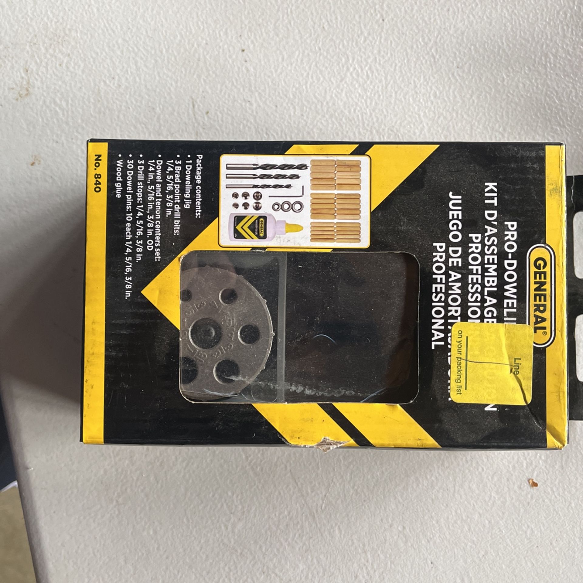 General Tool No.840 Pro-Doweling Kit