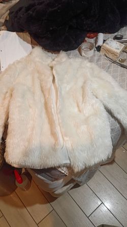 Light up artificial  fur coat