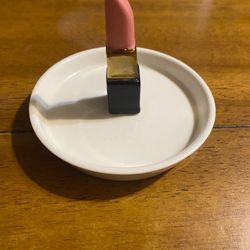 Lipstick Jewelry/Ring Dish