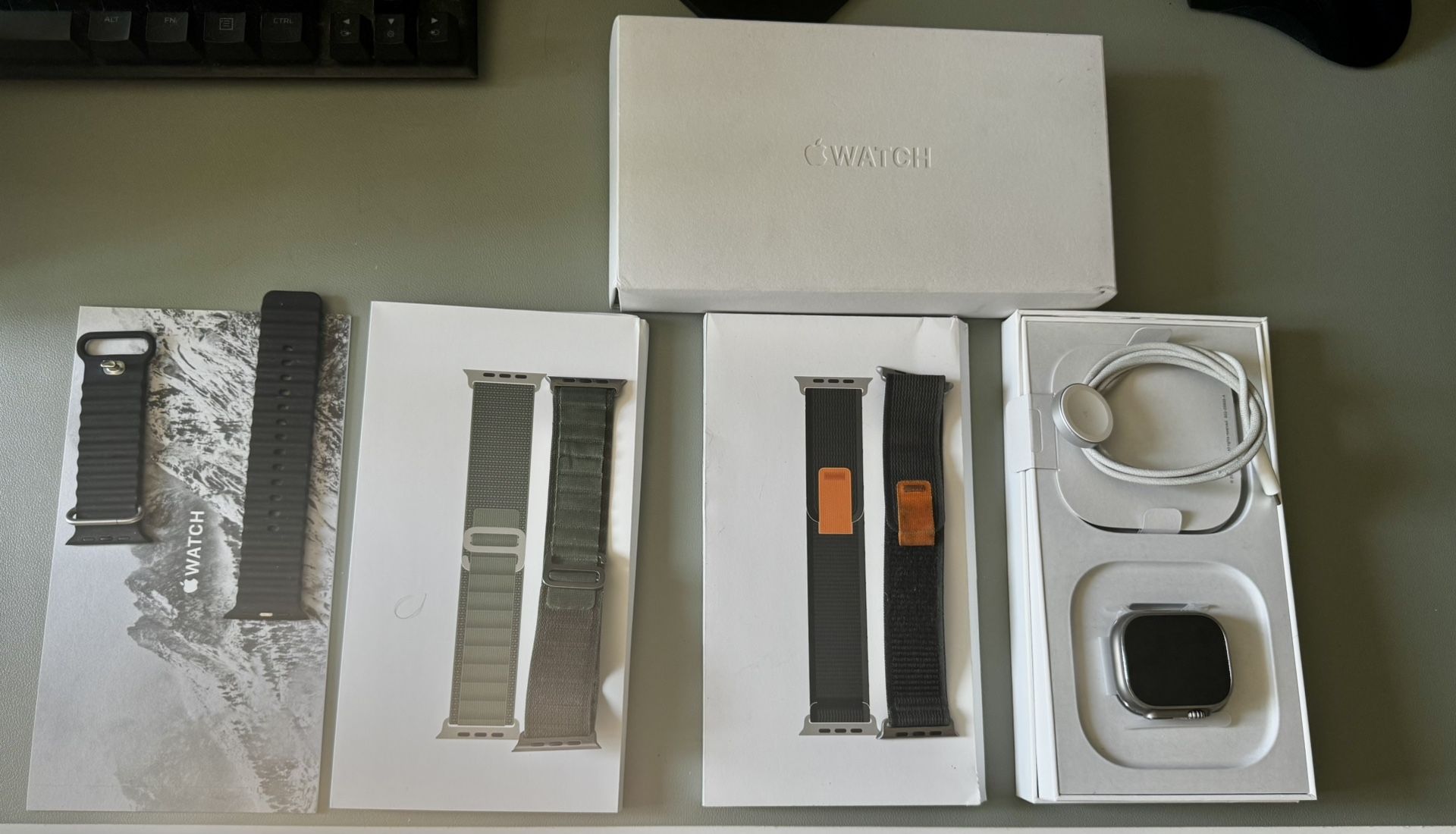 Apple Watch Ultra With Extra Watch Bands