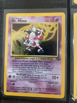 Pokemon Card mr mime