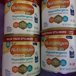 Big Cans of Nutramigen 