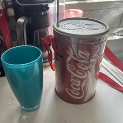 90’s Classic Battery Operated Coca-Cola Beach Radio With Strap