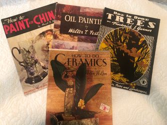 (8) Vintage Walter T Foster & Fabri Art Books