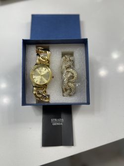 Men Watch And Bracelet Set (Best Offer)