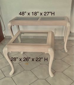 Beautiful Console Table  & Matching End Table