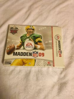 True collectible limited edition madden 09 strategy guide factory sealed