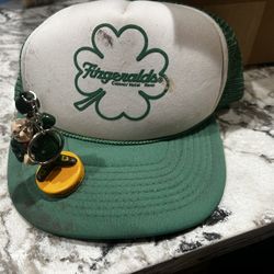 Fitzgerald’s Casino Reno Trucker Hat + Vintage Leprechaun Keychain
