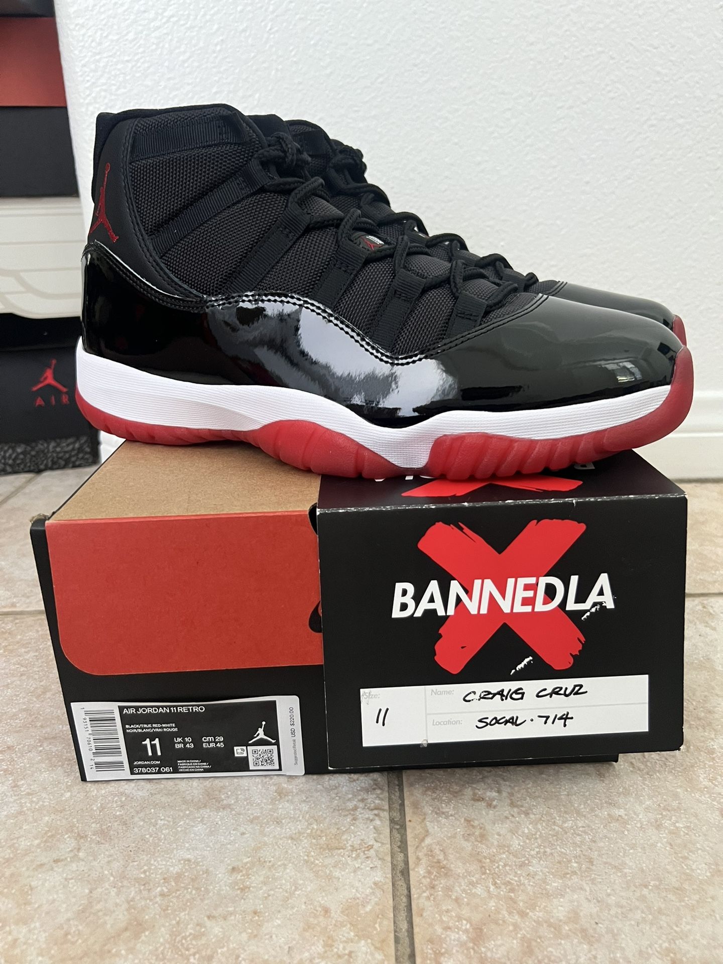 2019 Jordan bred 11s