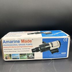 Amarine Made 12V 45 LPM Boat Marine RV Mount Macerator Waste Water Pump US ship
