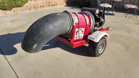 Debris blower -- tow behind