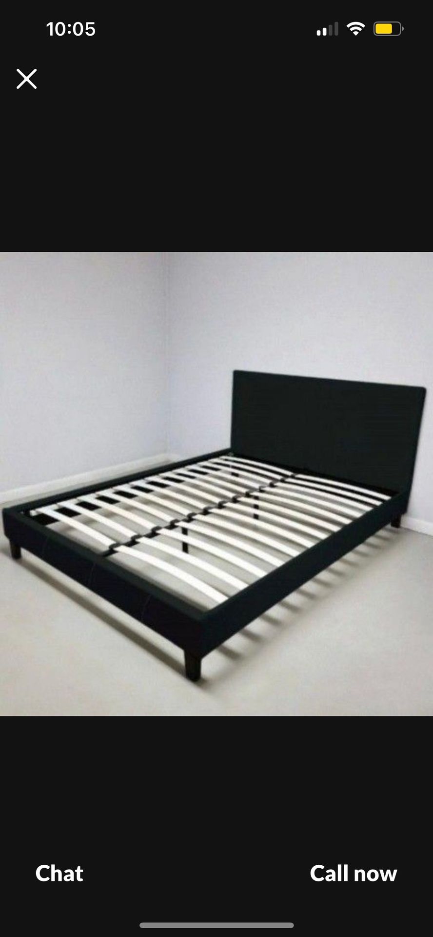 Bed Frame Queen Size Black 🖤🌷