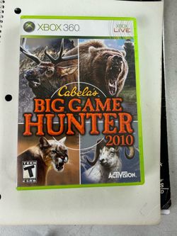 Cabelas big game hunter x box 360