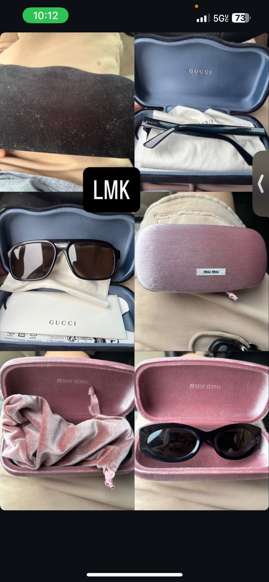 Gucci Glasses With Miu Miu