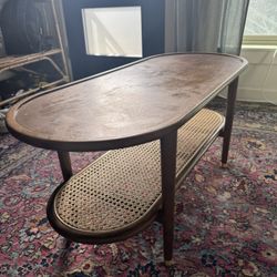 Vintage Wood Coffee Table Plant Stand