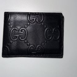 Gucci Imprint bi-fold wallet
