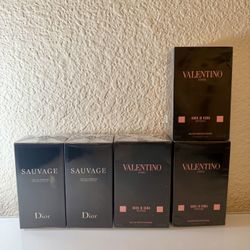 Dior Sauvage & Valentino Romo Intense 100ml Sealed (60$ Each