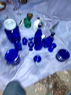 Blue glass wear