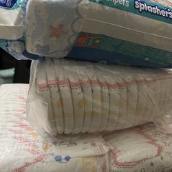$10 Size 2 Huggies And Size 2-3 Swim Pampers 