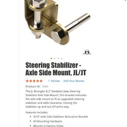Metalcloak Steering Stabilizer Axle Side Mount 
