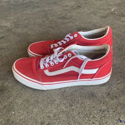Vans Red Shoes