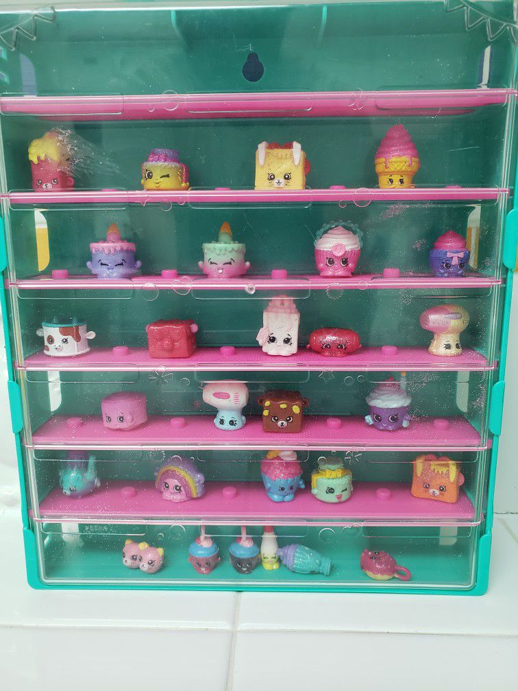 Collectors Case And Food Toys Shopkins