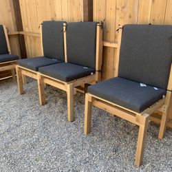 Outdoor Patio Solid Wood Chair Bench Sofa Couch