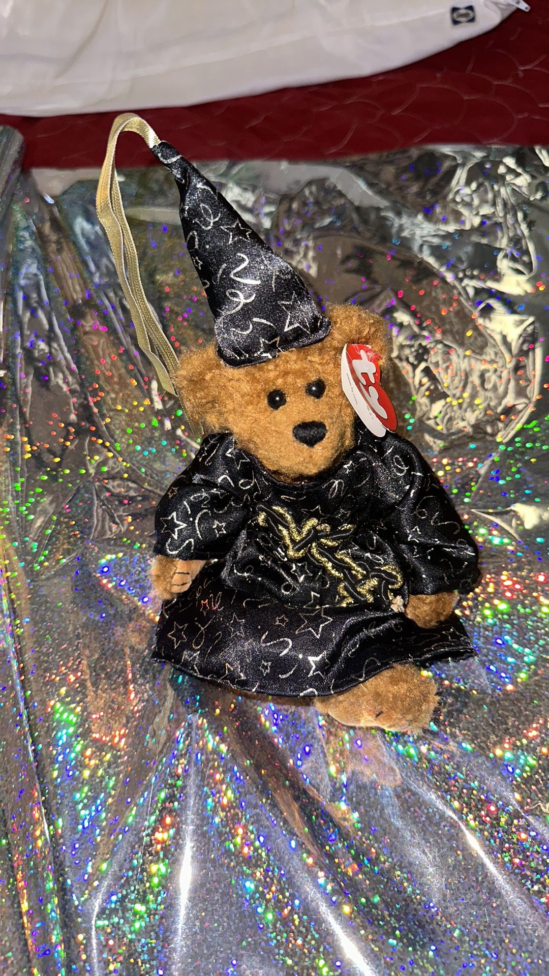 TY Attic Treasures Collection Merwyn Plush Bear Magician with Tag Y2K