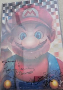 Signed Super Mario Bros. 3D Photo