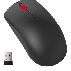 wegear Mouse USB WL150, mouse inalámbrico para computadora portátil, Mac, 2.4G Nano USB-A ambidiestro inalámbrico, 1,000 DPI ergonómico portátil óptic