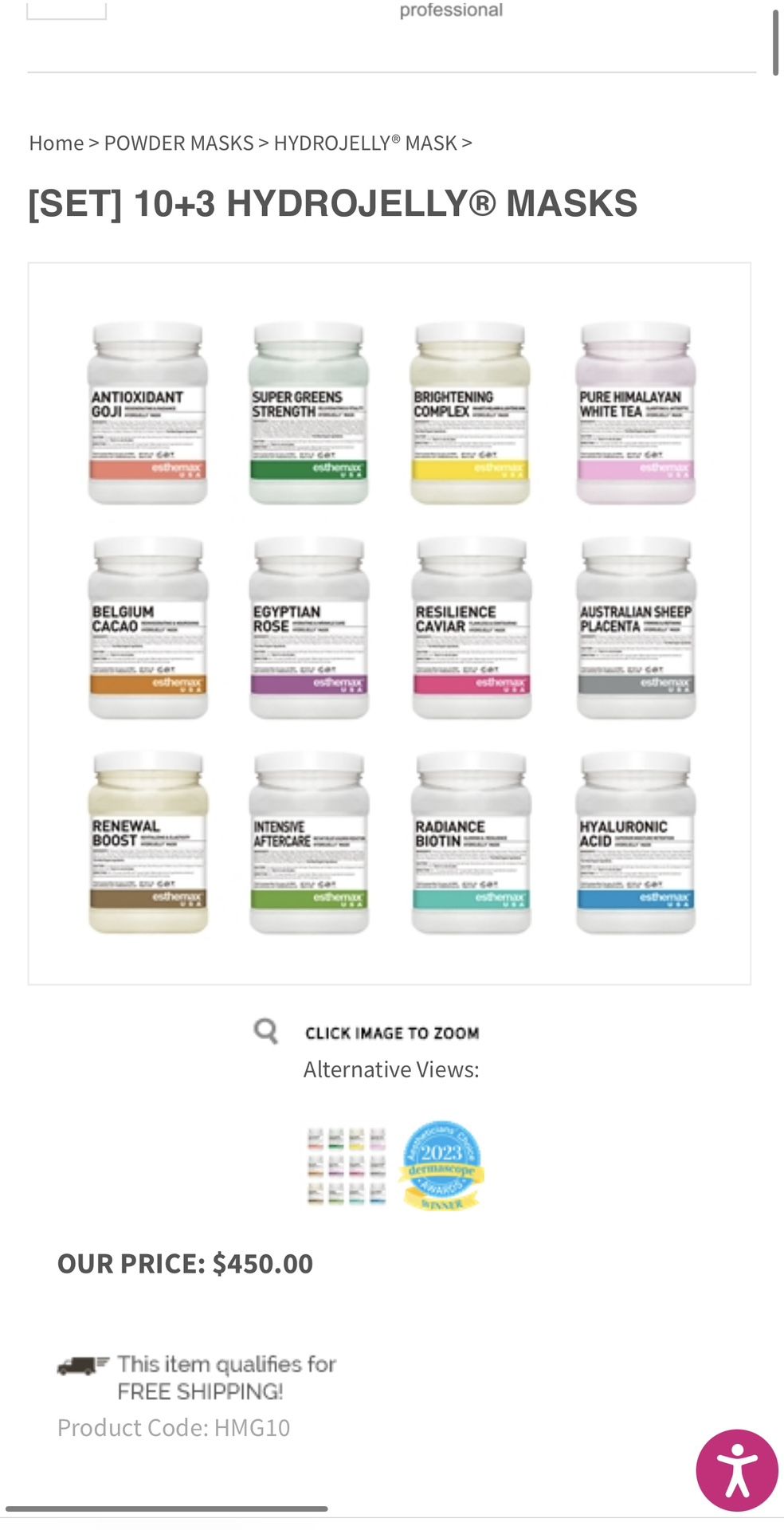Esthemax Hydrojelly Masks