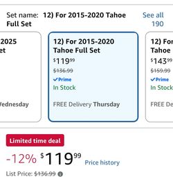 Floor Mats for Tahoe/GMU Yukon /2015-2020 (Bucket Seat) All weather