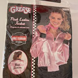 New Ladies Grease Pink Jacket Costume 
