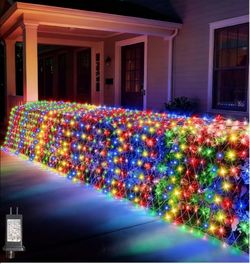 NEW 21FT x 5FT Christmas Net Lights Outdoor Mesh Lights Connectable
8 Modes 360 LED Multicolor