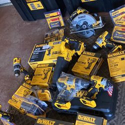 New tools, in good condition.  Prices vary, ranging from $129 to   $340. There is a one month warranty , the money is not returned, only credit for wh