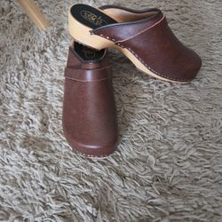 European Wooden Sole Clogs