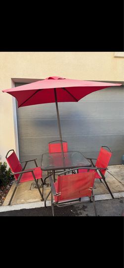 Table and chairs